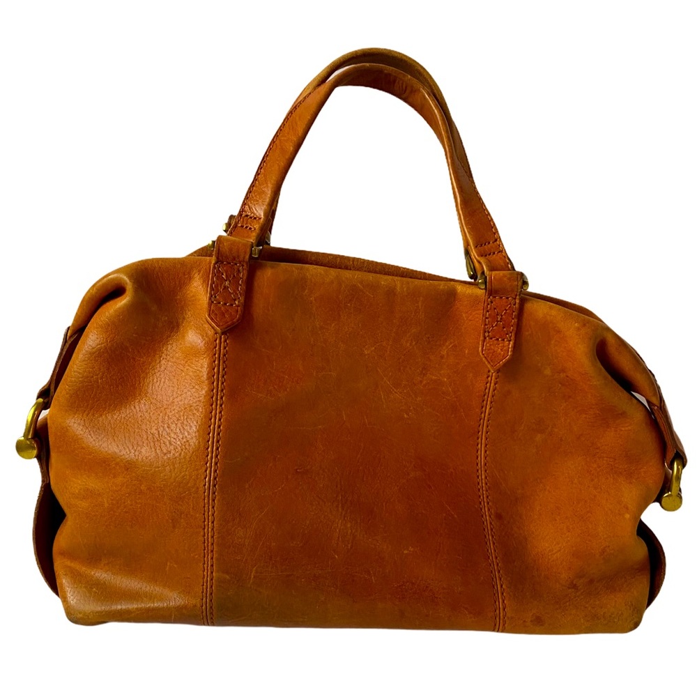 COPY - MADEWELL The Kensington Satchel Bag Tan/Brown